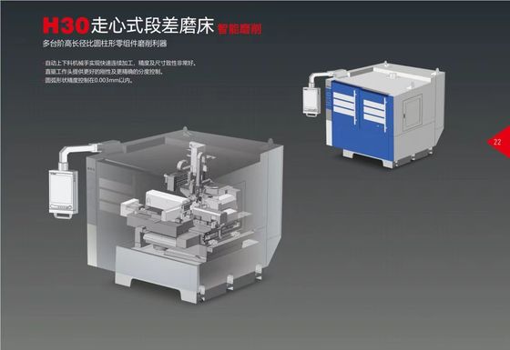 H3 220V 380V Step Down Grinder Machine, Stabilna maszyna do szlifowania profili CNC