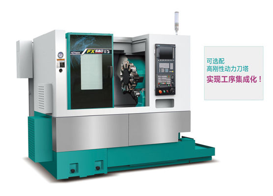 Przemysłowy precision CNC lathe FX580 6000rpm Stalowy materiał 2 osi