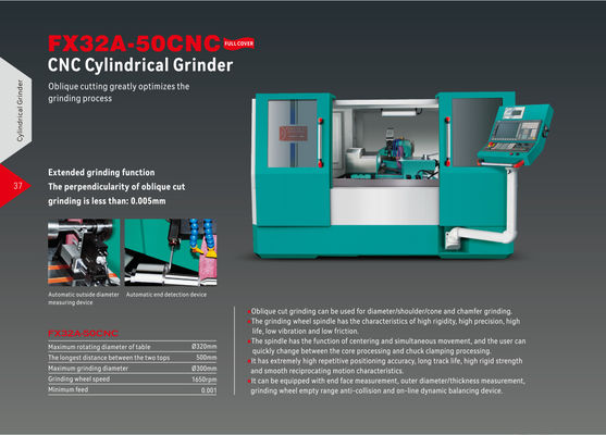 FX32A-35CNC Hotman Electric 380V Cylindrical Grinder Machine Wielofunkcyjna Maszyna szlifująca